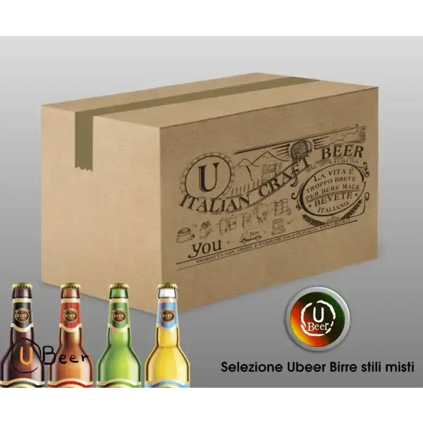 Kit di Assaggio birre artigianali italiane + Spedizione Gratis + 2  bottiglie Omaggio + Regalo sorpresa